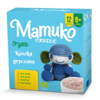 Organiczne Kaszki Mamuko 200g - Gryczana Palona 6m+