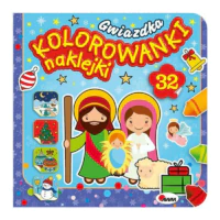 Książeczki Świąteczny Czas - Kolorowanki, Naklejki GWIAZDKA