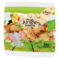 ANIA – herbatniki i krakersy - HERBATNIKI MINI ANIA JUNGLE 50g