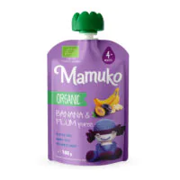 Organiczne Przecier Musy Mamuko - Banan Śliwka 100g