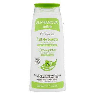 Organiczne Mleczko z Oliwą z Oliwek do Mycia Niemowląt, 200ml, Alphanova Bebe
