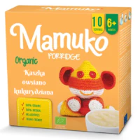Organiczne Kaszki Mamuko 200g - Owies - Kukurydza 6m+