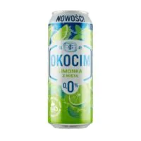 Piwo bezalkoholowe smakowe - Okocim Limonka z Miętą 0% 500ml