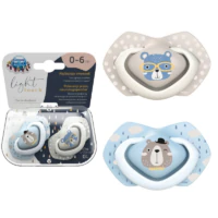 Butelki i Smoczki Bonjour Paris Canpol babies - 0-6m, Smoczek Silikonowy Symetryczny BLUE