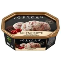 GRYCAN - Śmietanka z czekoladą z sosem wiśniowym 900ml