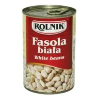 Rolnik – warzywa konserwowe - Rolnik Fasola biała 400g