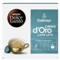 Nestle – kawa kapsułki - DALLMAYR Crema Oro Caffe Latte 16 kaps.