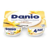Danone - serek homogenizowany - Danio Serek Waniliowy 4*130g