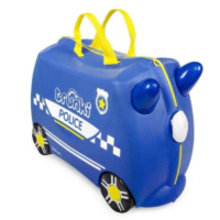 Walizka Jeżdżąca Dziecięca 18L, Trunki - Radiowóz Percy