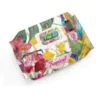 TROPICAL Chusteczki nawilżane 120 szt. z klipsem JUMBO PACK Kwiatowy