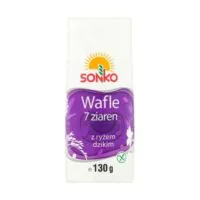 Sonko-Wafle Ryżowe - Wafle ryżowe 7 ziaren z ryżem dzikim Sonko 130g