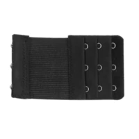 Bezszwowy Biustonosz Ciążowy Stanik do Karmienia, Blue Rose - Przedłużka, Czarny