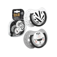 Smoczki Dynamiczne Silikonowe, 2szt., Lovi - Salt & Pepper, 0-3m