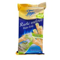 Tago – ciastka rurki - Z kremem pistacjowym 150g