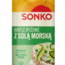 Wafle ryżowe z solą morską Sonko 130g