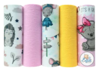 Pieluszki Pieluchy Flanelowe, Zestawy, Ega - myszka