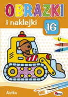Książeczka z Naklejkami Kolorowanka dla Dzieci - Autka