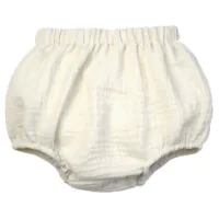 BLOOMERSY MUŚLINOWE Majtki Niemowlęce - Beżowe, 56 - 62