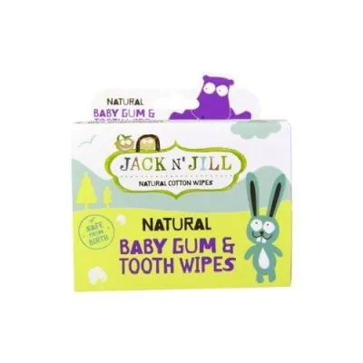 Chusteczki do Mycia Dziąseł dla Niemowląt, 25szt., Jack N' Jill