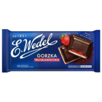 Wedel - czekolada - GORZKA Z NADZIENIEM TRUSKAWKOWYM 100G