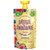 Mus Drugie Śniadanie, Dawtona - Jagoda - Płatki Jaglane - Siemię Lniane