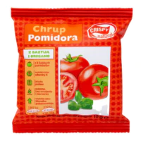 Suszone Zdrowe Przekąski Chipsy Warzywne, Crispy Natural - Pomidor z Bazylią i Oregano